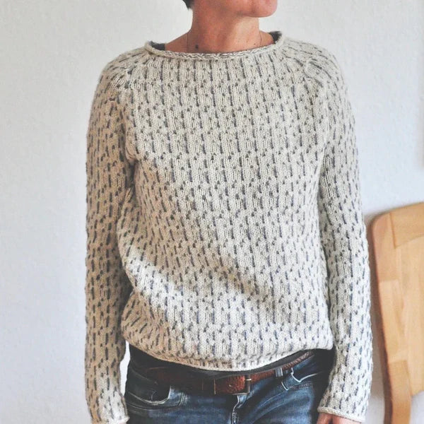 ANDREA - ENGER GESTRICKTER PULLOVER