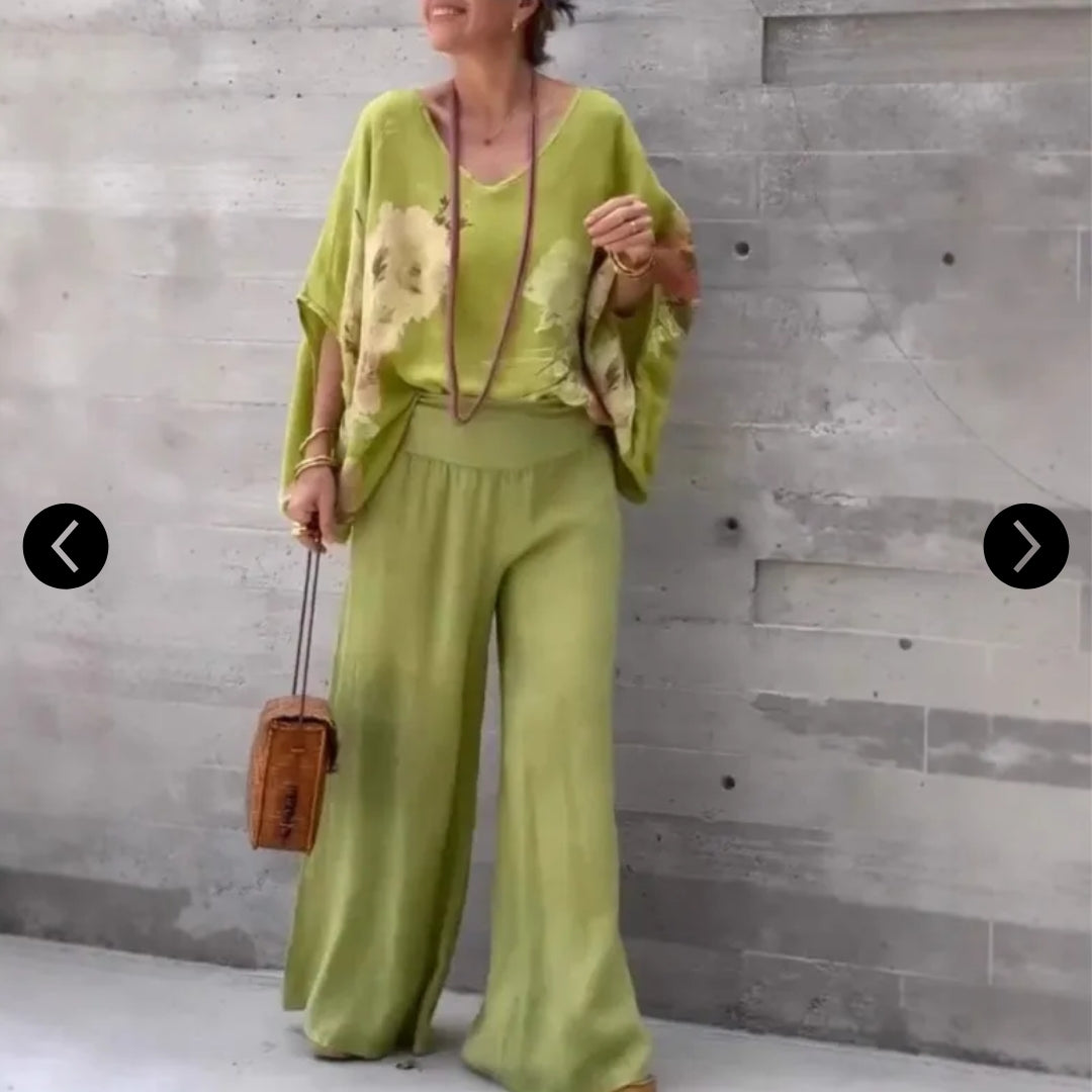 ZALUNÉ - 2-DELIGESET BLOEMENPRINT