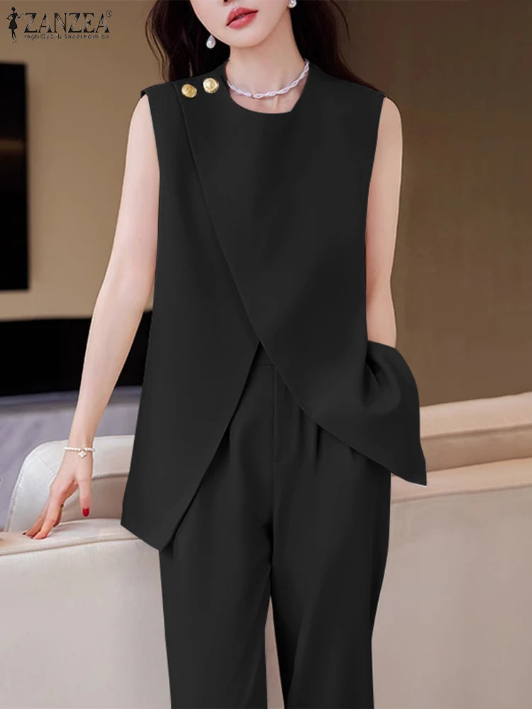 ZANZEA - Elegante Ronde Hals Mouwloze Tanktop