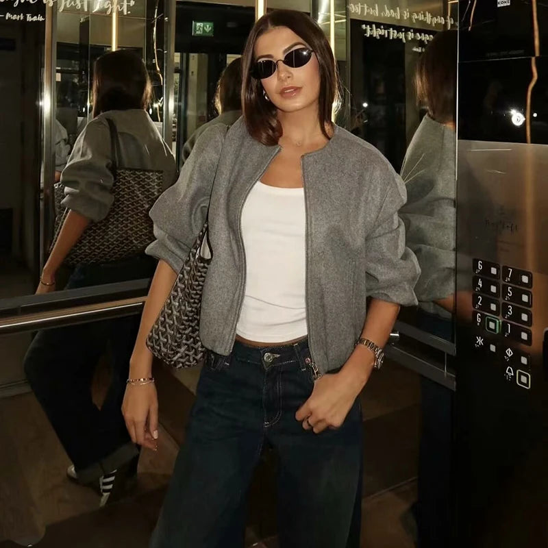 Jassen Lente Dames 2025, nieuwe chique losse damesjas, elegante mode, straatwarme jeugdjas