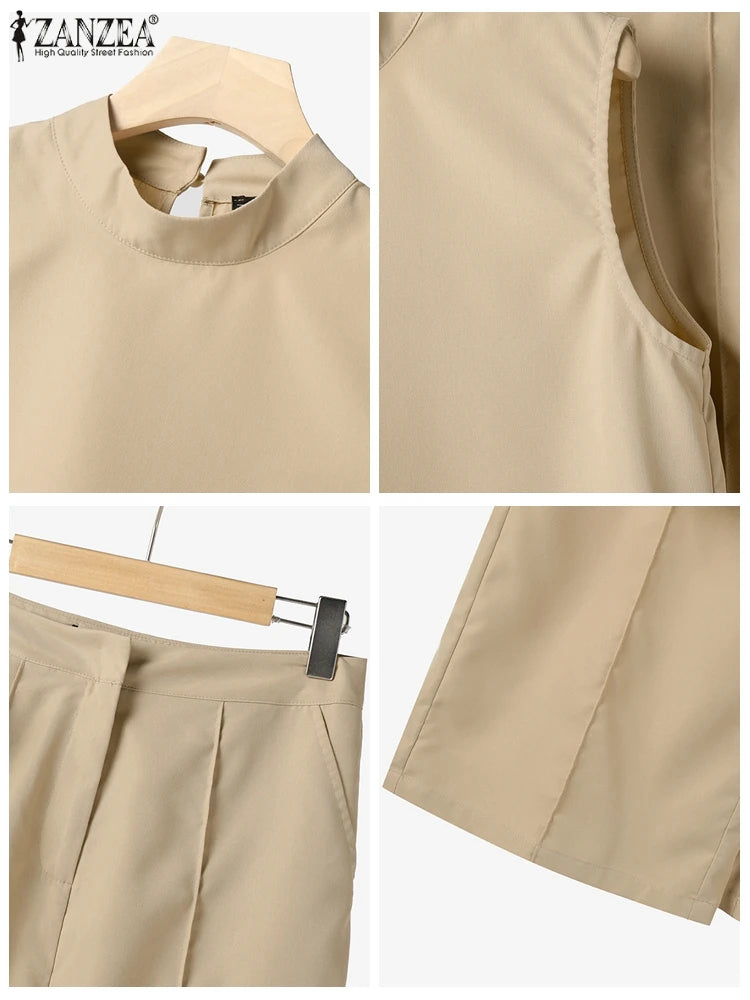 ZANZEA - Tanktop & Wijde broek