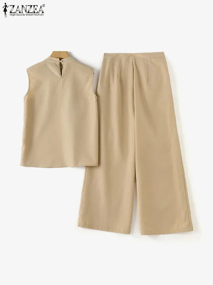 ZANZEA - Tanktop & Wijde broek