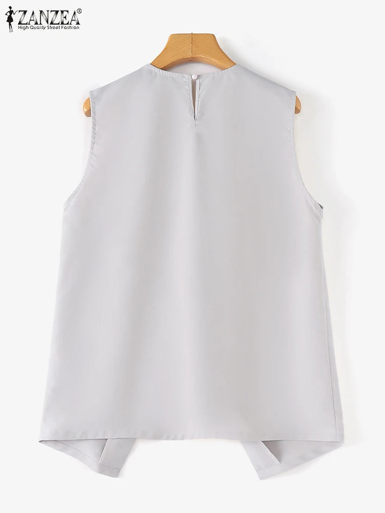 ZANZEA - Elegante Ronde Hals Mouwloze Tanktop