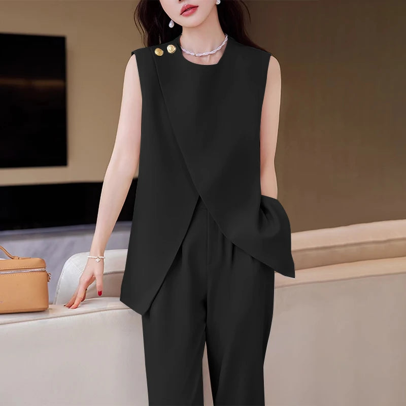 ZANZEA - Elegante Ronde Hals Mouwloze Tanktop