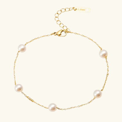 CALI Parel Anklet | Goud