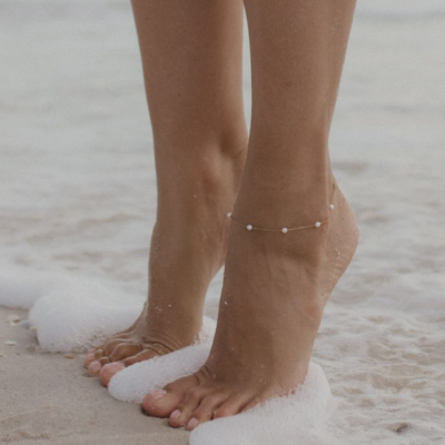 CALI Parel Anklet | Goud