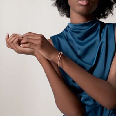 SPIJKER Elegante Armband met Zirkoon | Roségoud