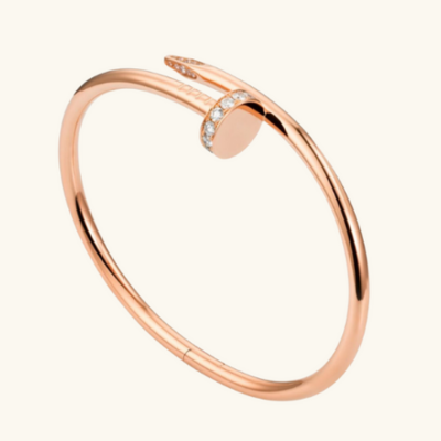 SPIJKER Elegante Armband met Zirkoon | Roségoud