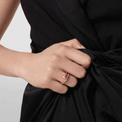 SPIJKER Diamanten Ring | Roségoud