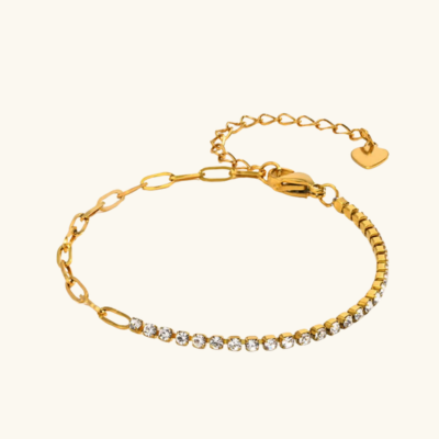 FAE | Paperclip en Tennis Armband