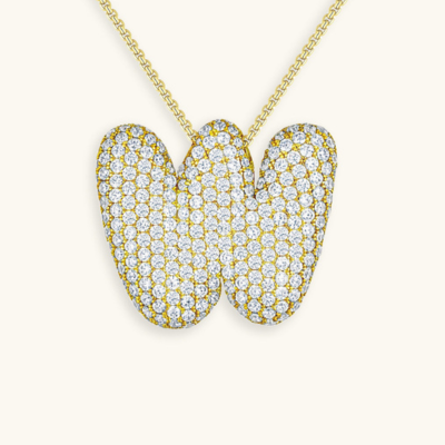 BUBBLE | Initiaal Diamant Ketting