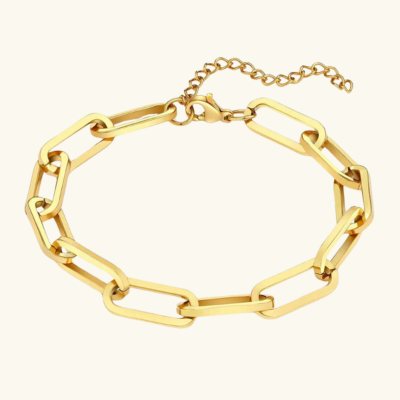 PAPERCLIP Armband | Goud