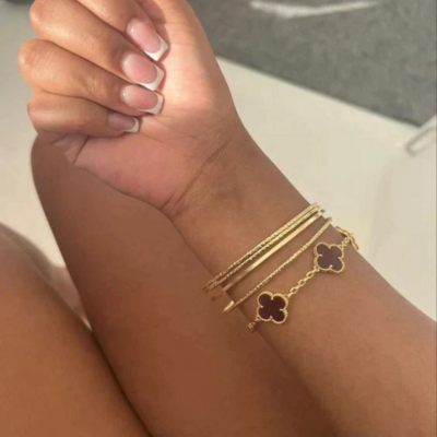 KLAVER Armband | Lichtblauw