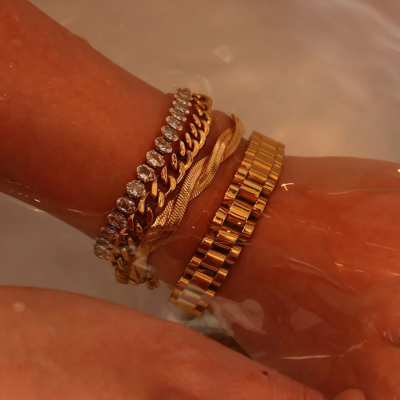 NIKKI Verstelbare Armband | GOUD