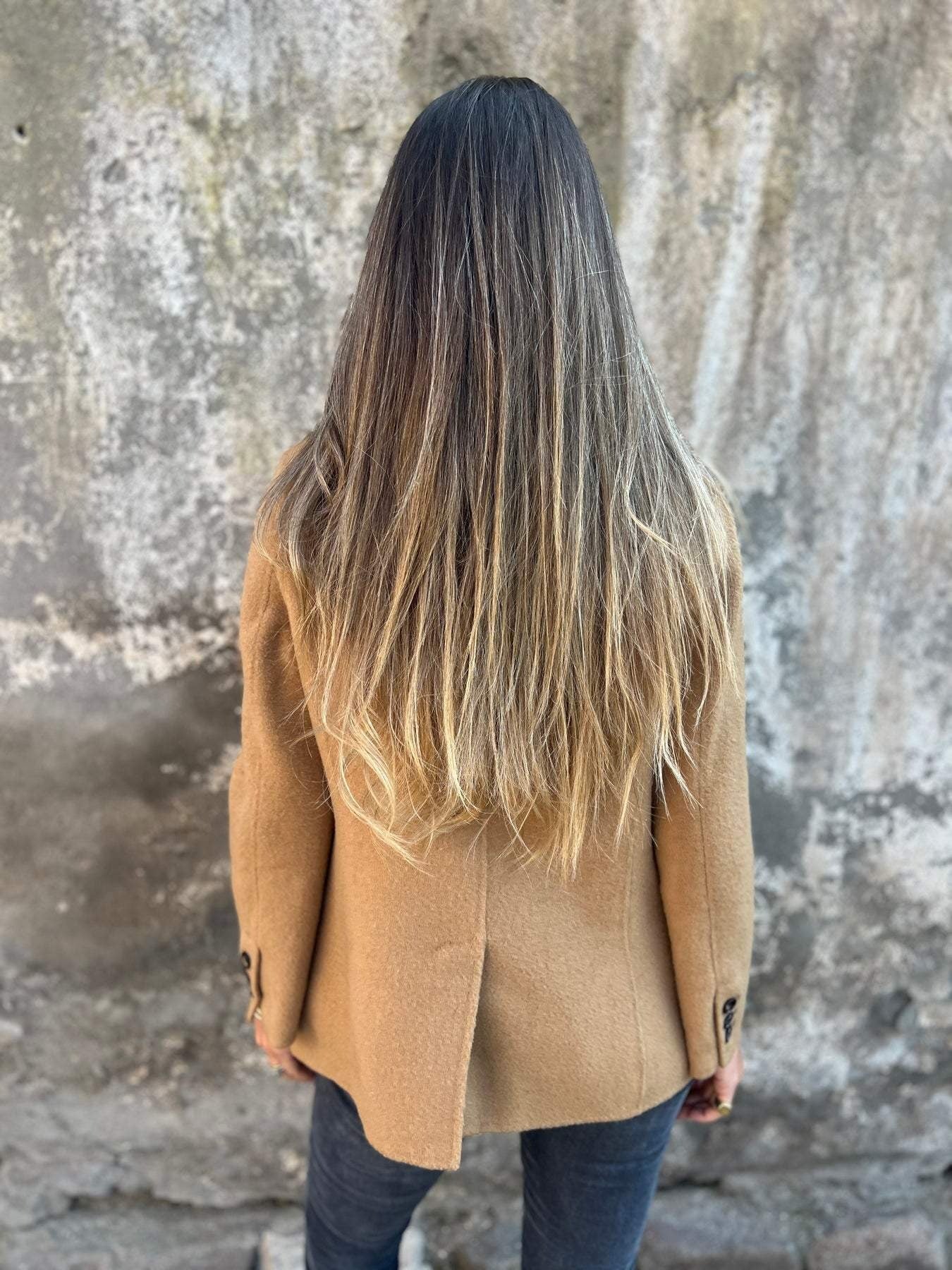 SYLVIA - BLAZER AUS WOLLE MIT REVERS