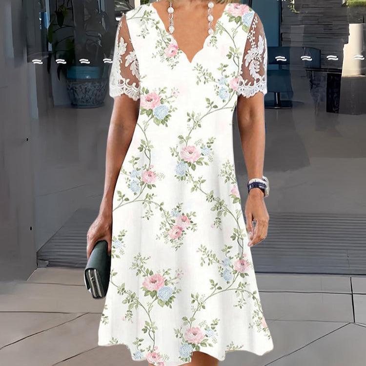 Diana | V-Hals Mini Jurk