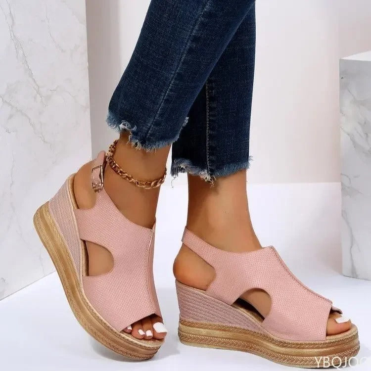 Maria| Orthopedische Sandalen met Sleehak