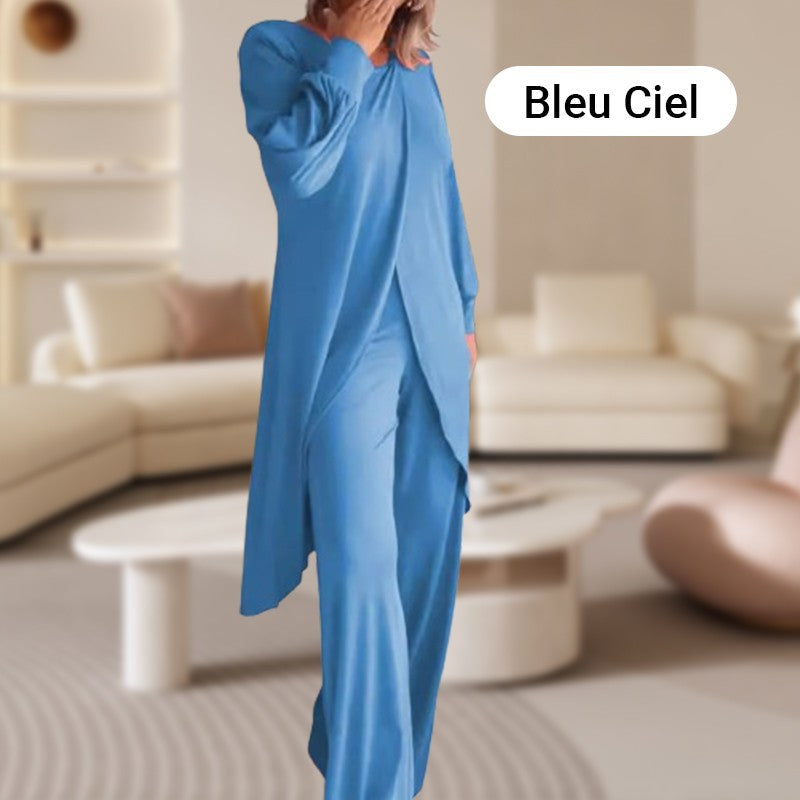 Ultrazachte en comfortabele dames top en broek set