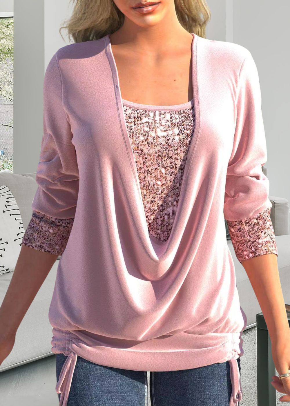 Elegante tweedelige top