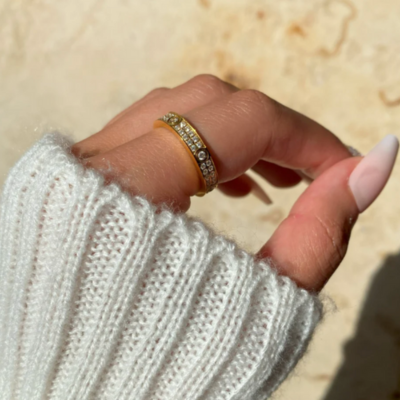 LOVE Diamanten Ring | Goud