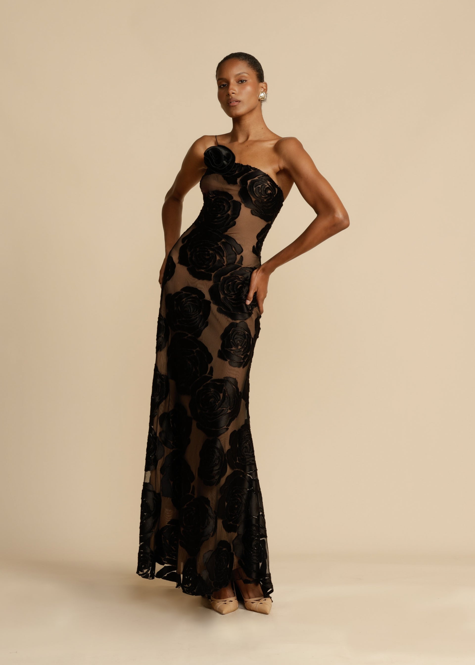ARCINA™ | Lange Jurk met Print