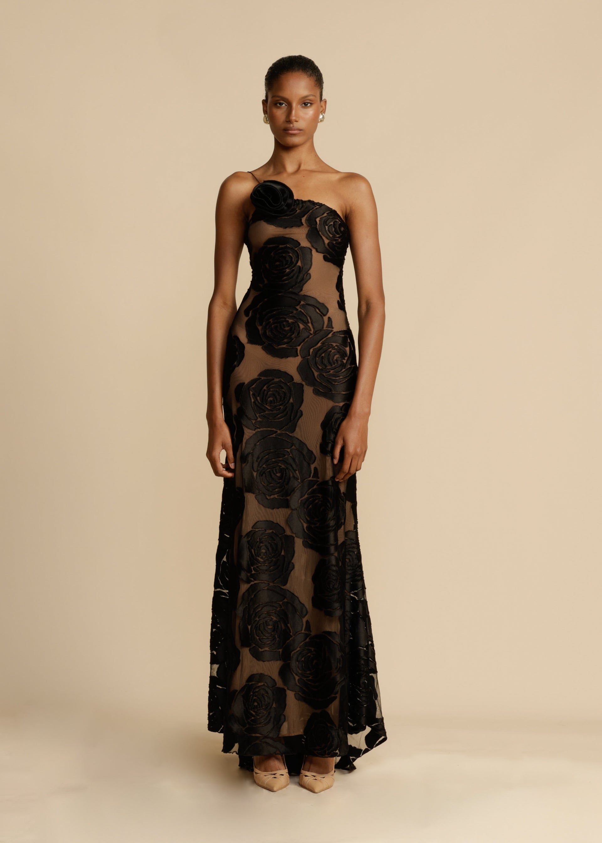 ARCINA™ | Lange Jurk met Print