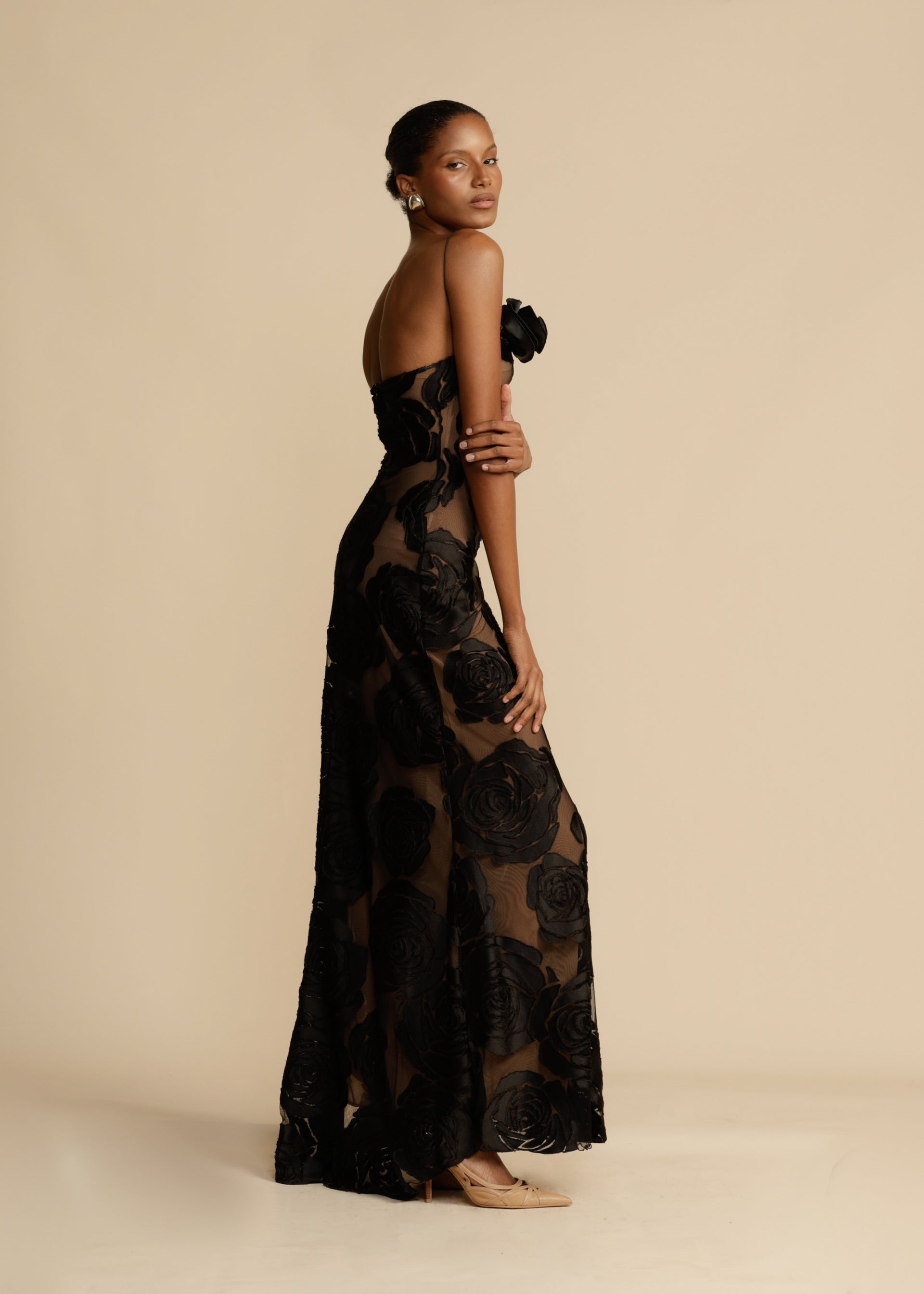 ARCINA™ | Lange Jurk met Print