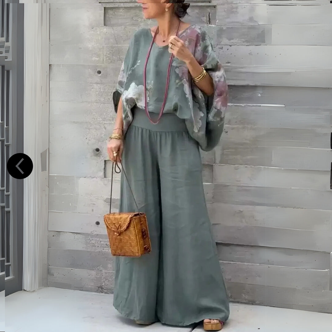 ZALUNÉ - 2-DELIGESET BLOEMENPRINT