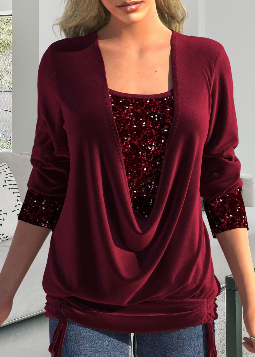 Elegante tweedelige top
