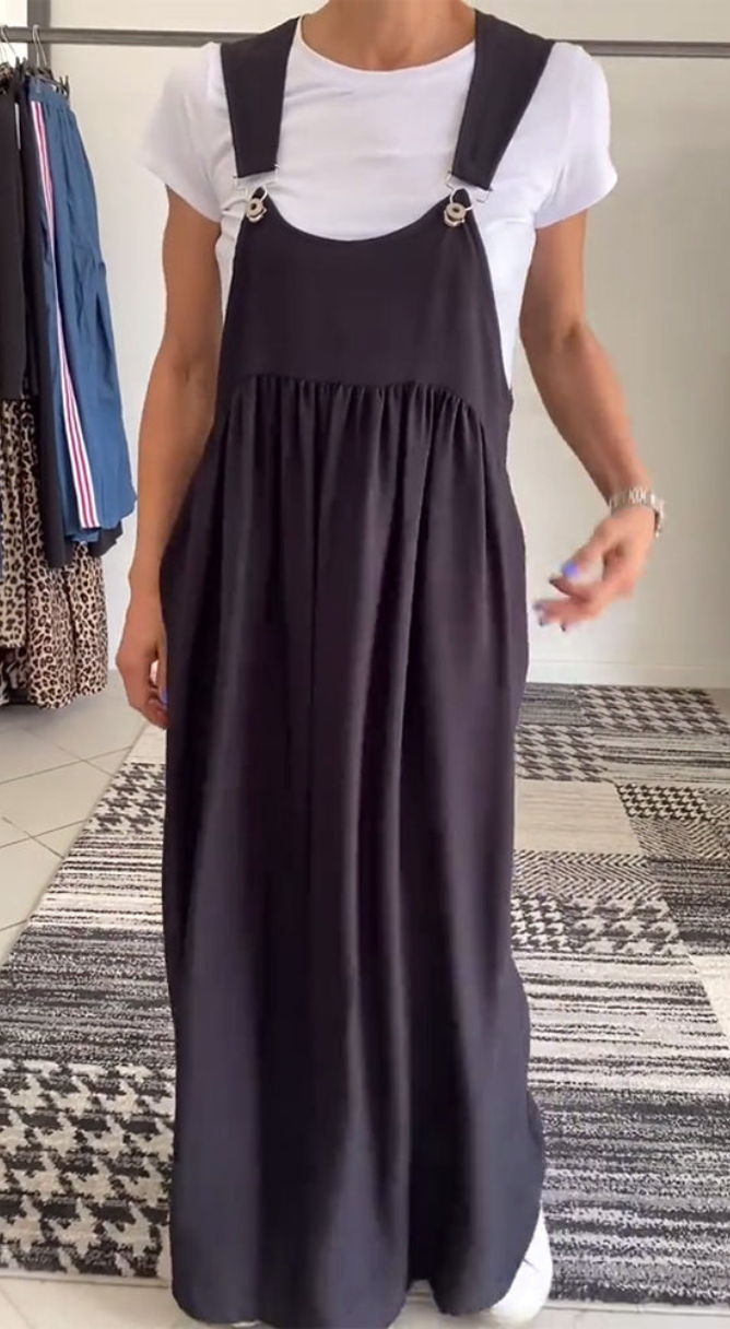 HELGA - KASUAL-KLEID MIT TRÄGERN