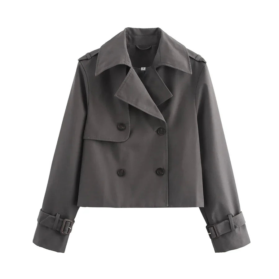 HANNELORE - KURZE TRENCH JACKE