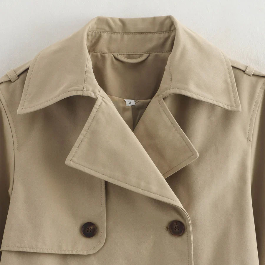 HANNELORE - KURZE TRENCH JACKE