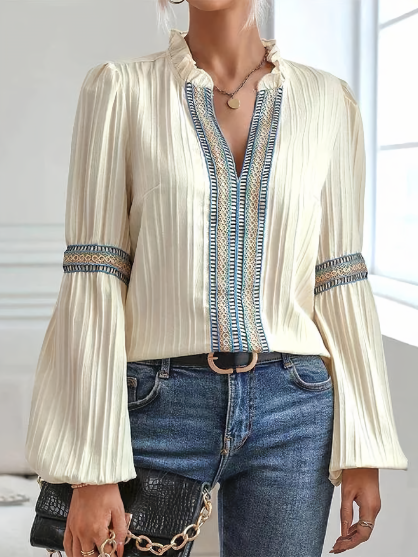 Kantenblouse