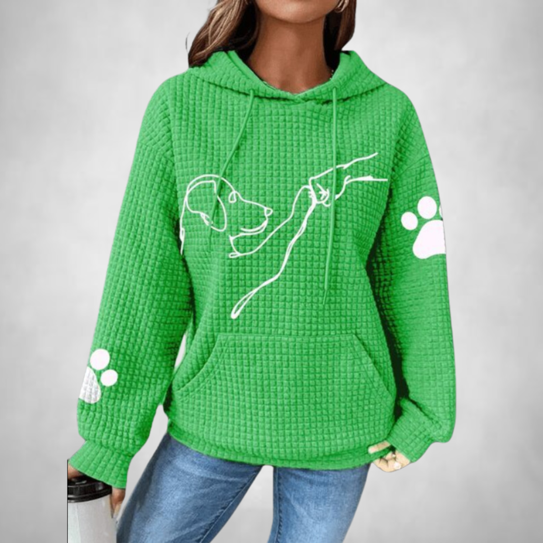 VIOLET - DIERENTRUI MET CAPUCHON