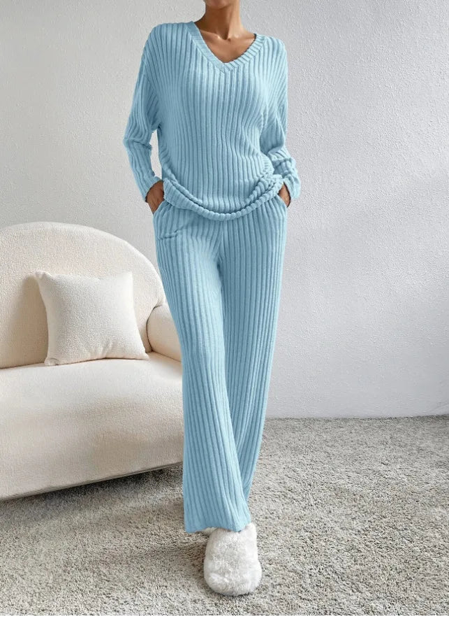 Loose Fit V-Hals Set