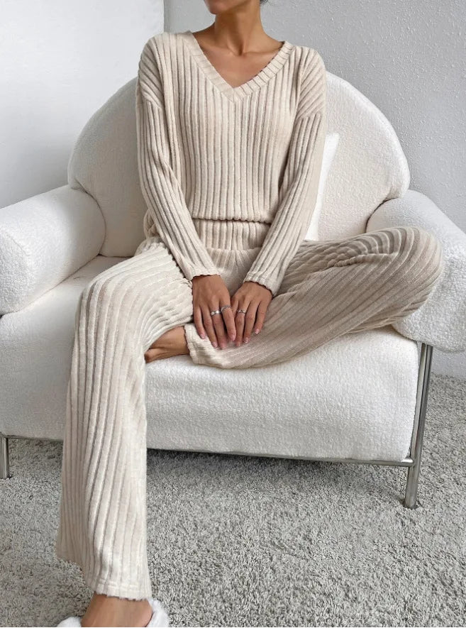 Loose Fit V-Hals Set