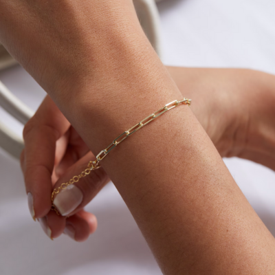 MAUI Paperclip Armband | Goud