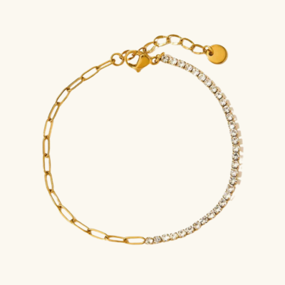 FAE | Paperclip en Tennis Armband