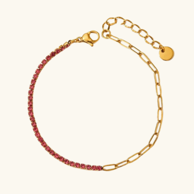 FAE | Paperclip en Tennis Armband