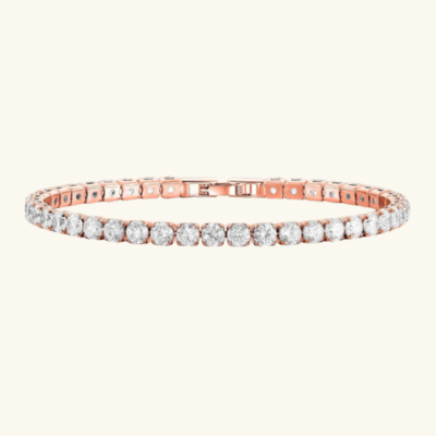 TENNIS Elegante Armband | Roségoud