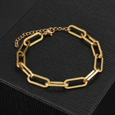 PAPERCLIP Armband | Goud