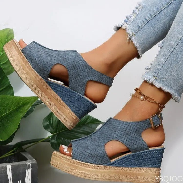 Maria| Orthopedische Sandalen met Sleehak