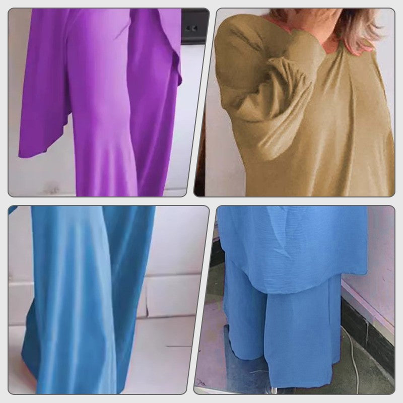 Ultrazachte en comfortabele dames top en broek set